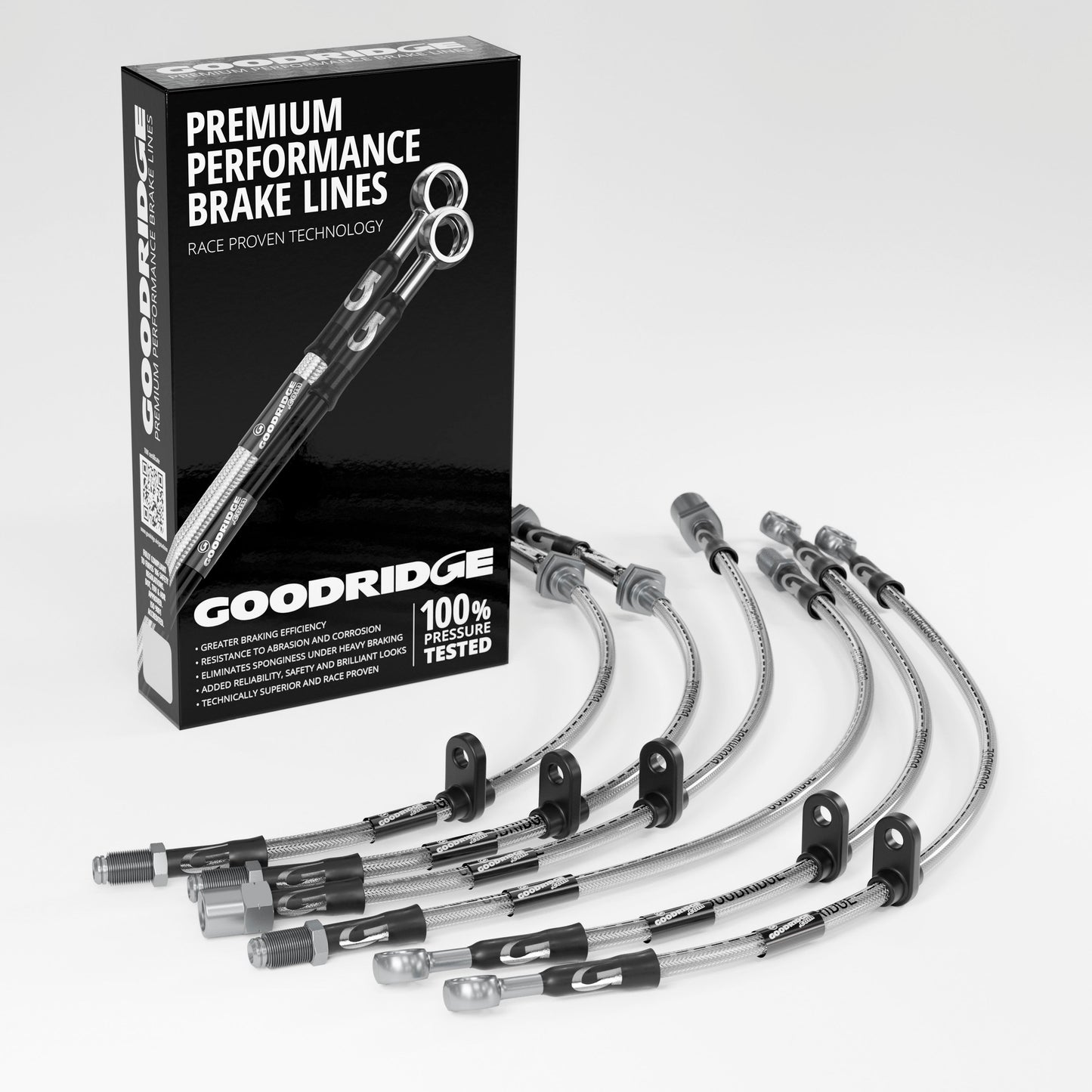 Goodridge Brake Hose Kit for Toyota LAND CRUISER AMAZON 4.2TD W/VSC All Variants 1998-2007