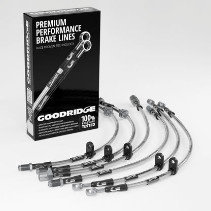 Goodridge Brake Hose Kit for Toyota LAND CRUISER AMAZON 4.2TD W/VSC All Variants 1998-2007