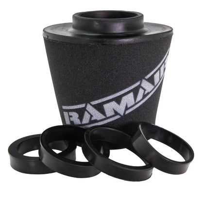 Ramair 70mm - 90mm ID Neck Polymer Base Neck Cone Air Filter 173mm