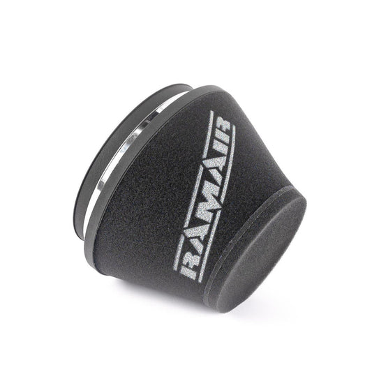 Ramair 80mm ID Neck Medium Cone Air Filter with Velocity Stack and Coupling
