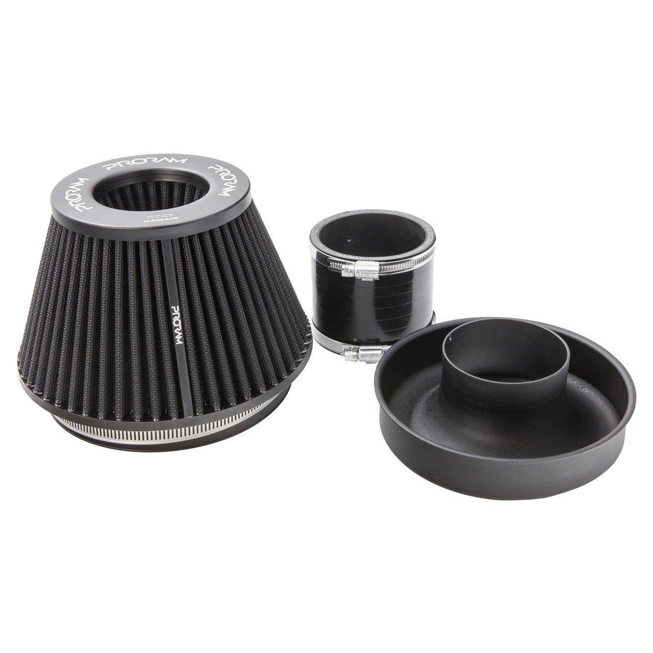 Ramair PRORAM 102mm ID Neck Medium Cone Air Filter with Velocity Stack and Coupling