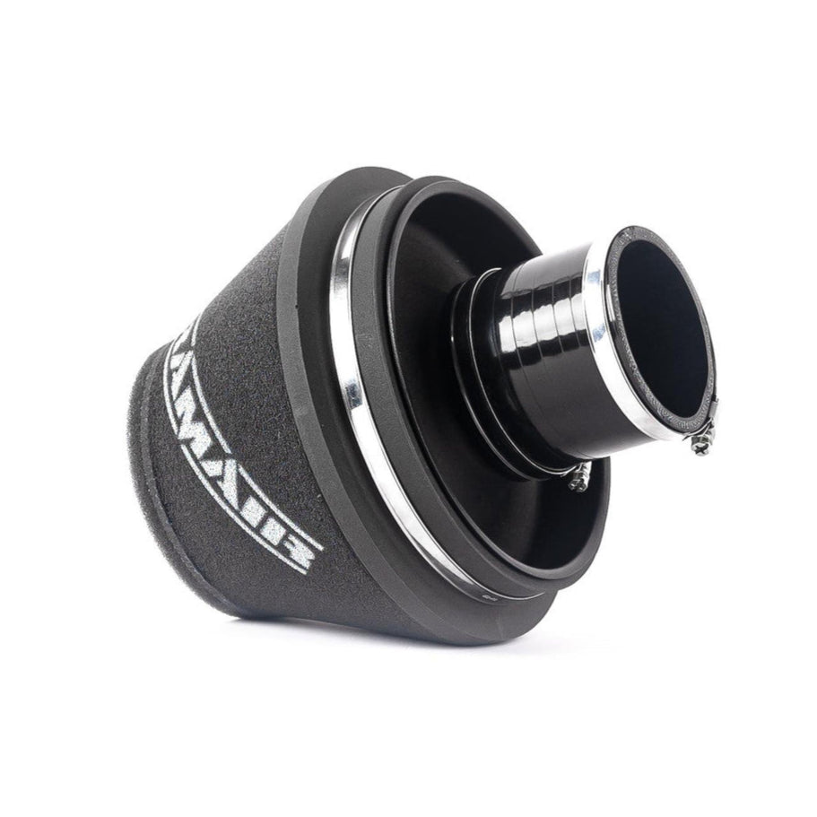 Ramair 80mm ID Neck Medium Cone Air Filter with Velocity Stack and Coupling