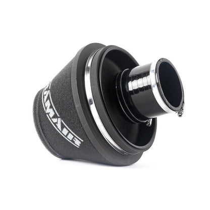Ramair 80mm ID Neck Medium Cone Air Filter with Velocity Stack and Coupling