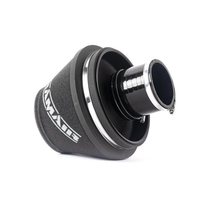 Ramair 76mm ID Neck Medium Cone Air Filter with Velocity Stack and Coupling