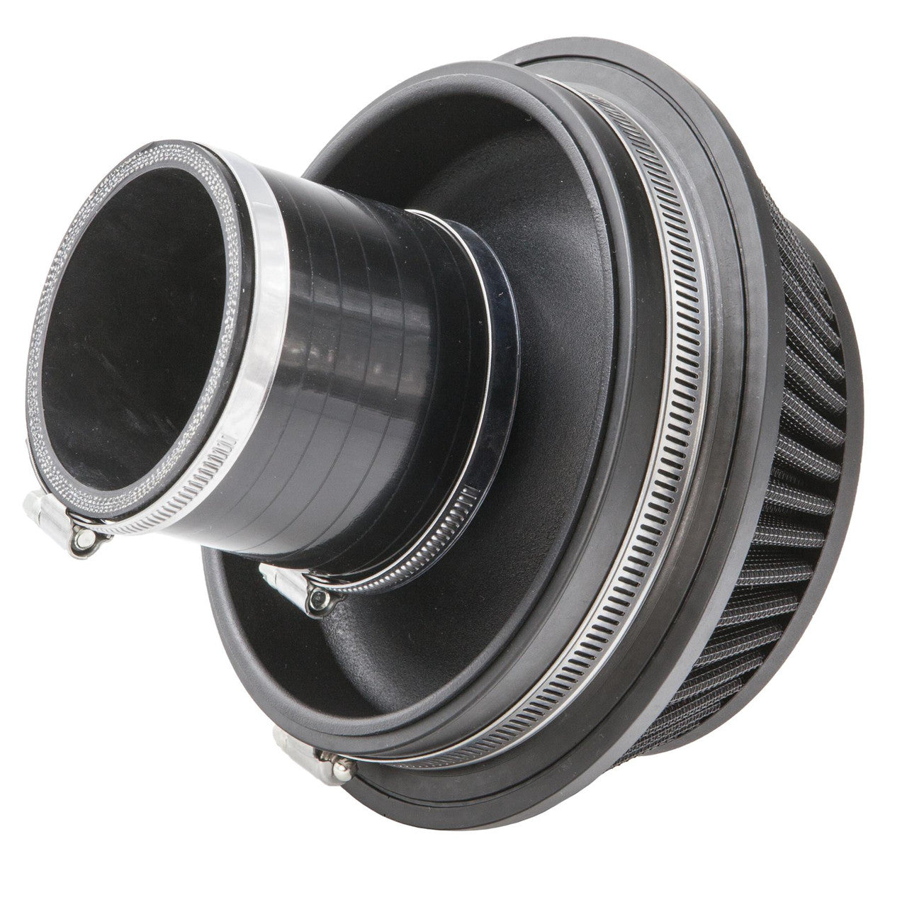 Ramair PRORAM 102mm ID Neck Small Cone Air Filter with Velocity Stack and Coupling