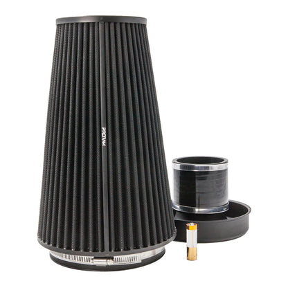 Ramair PRORAM 90mm ID Neck XLarge Cone Air Filter with Velocity Stack and Coupling