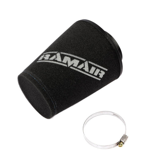 Ramair Offset 70mm Neck Polymer Base Neck Cone Air Filter 185mm