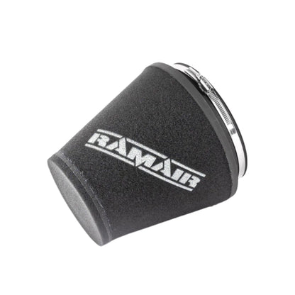 Ramair 76mm ID Neck Large Cone Air Filter with Velocity Stack and Coupling