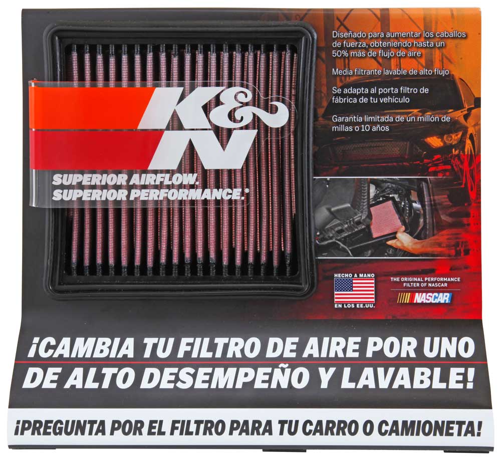 K&N Display; Small Air Filter (87-5038S)