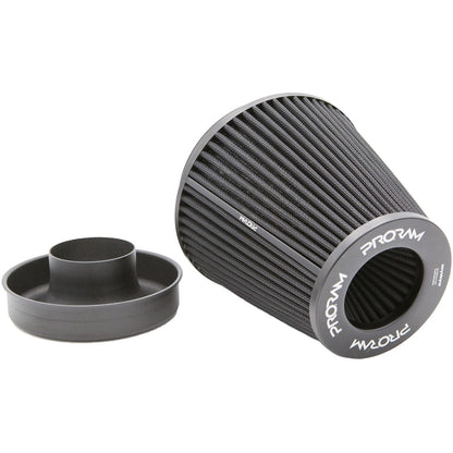Ramair PRORAM 80mm OD Neck Large Cone Air Filter with Velocity Stack