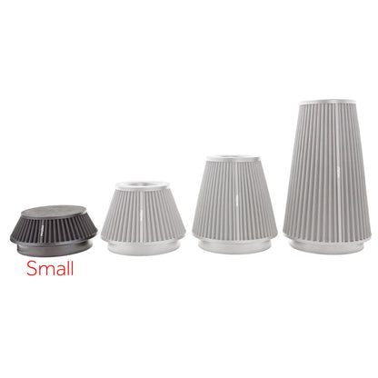 Ramair PRORAM 70mm OD Neck Small Cone Air Filter with Velocity Stack