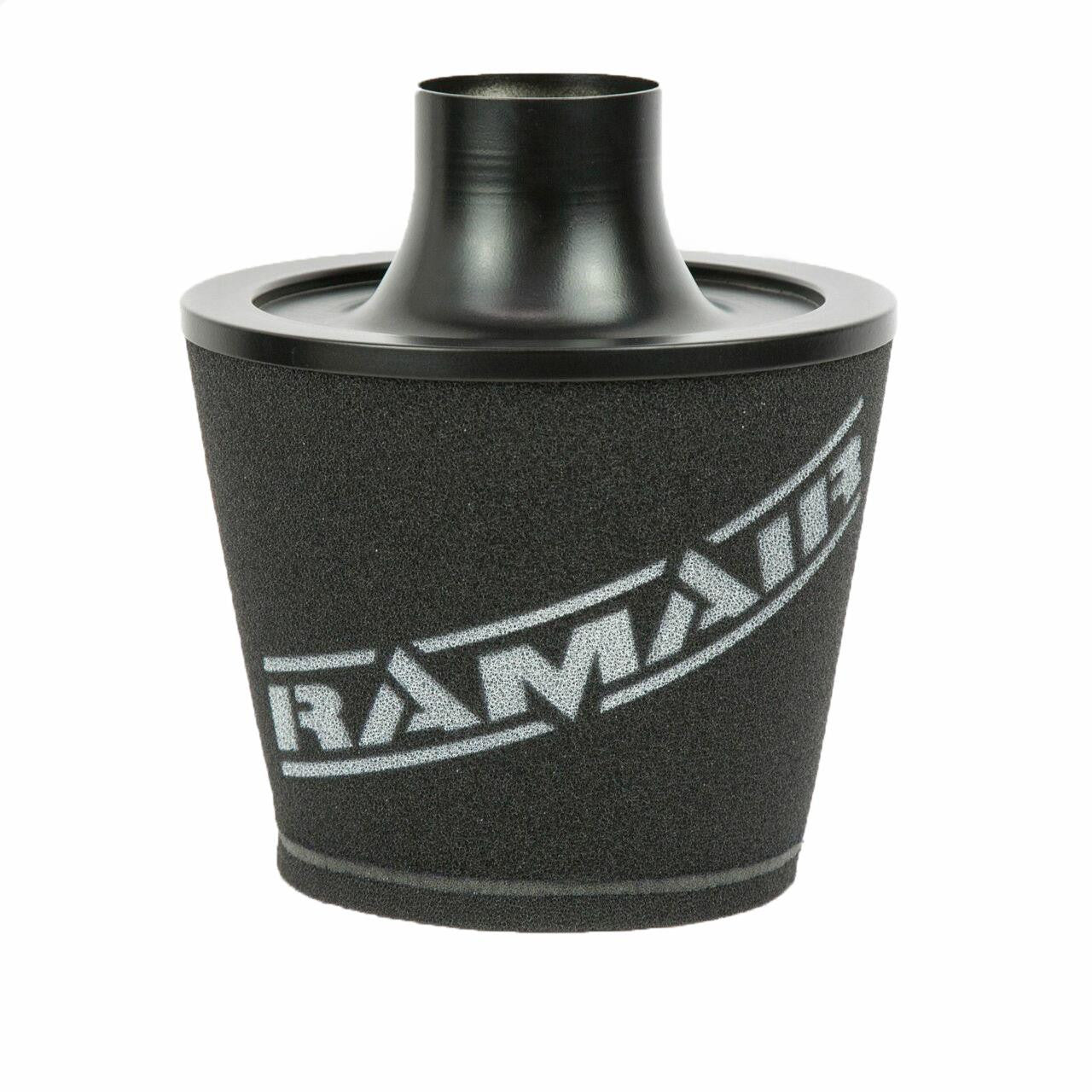 Ramair Large Foam Filter Aluminium Base 70mm Black