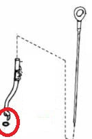 Oil Dipstick O Ring Seal - Toyota Starlet GT Turbo & Glanza