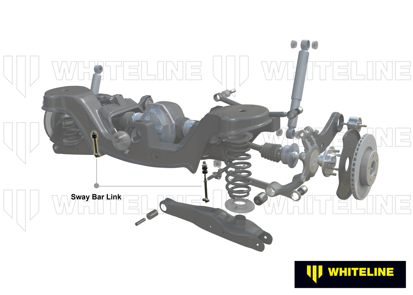 Whiteline Rear Anti Roll Bar Mount Bushes for Skoda Yeti Mk1 5L AWD (09-17) 18mm