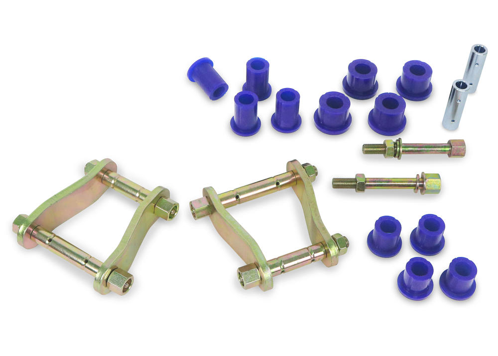 Superpro Rear Leaf Spring Bush Kit & Shackle/Pin Kit for Toyota Hilux GGN25R KUN26R (N70) 4WD (05-15)
