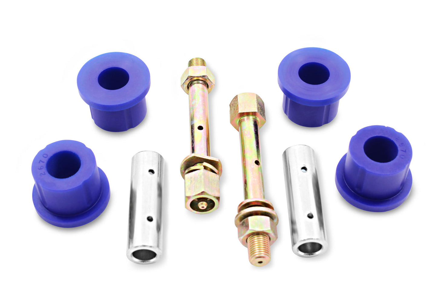 Superpro Rear Leaf Spring Front Eye Bush Kit & Greaseable Pin Kit for Isuzu D-Max TFS 4WD (12-20)