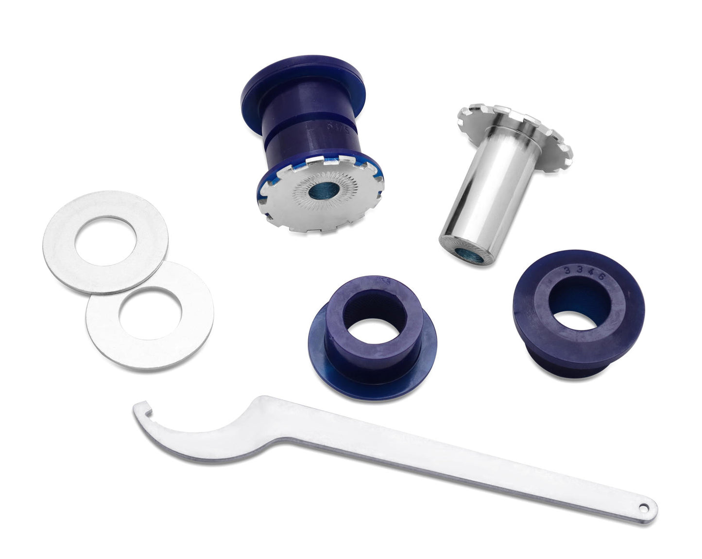 Superpro Front Lower Control Arm Inner Front Bush Kit - Double Offset for VW Golf Mk5 4Motion (04-09)