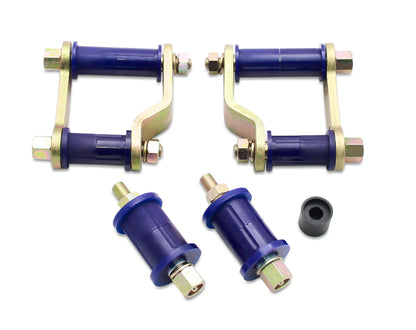 Superpro Rear Leaf Spring Bush Kit & Greaseable Shackle/Pin Kit for Toyota Hilux GR Sport GUN126R (N80) 4WD (23-)