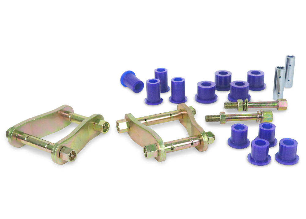 Superpro Rear Leaf Spring Bush Kit & Shackle/Pin Kit for Toyota Hilux GGN25R KUN26R (N70) 4WD (05-15)