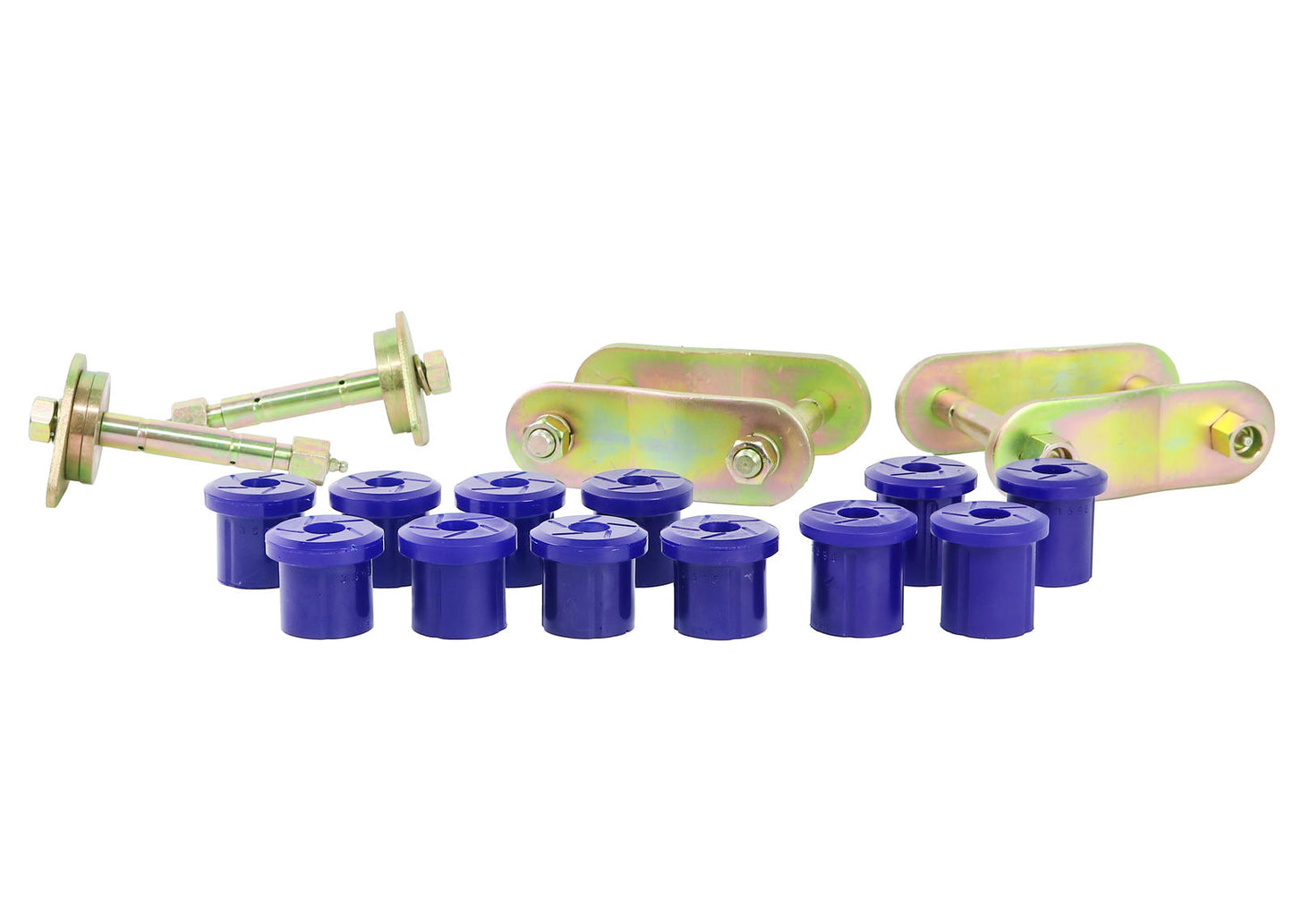 Superpro Rear Leaf Spring Bush Kit & Greaseable Shackle/Pin Kit for Toyota Land Cruiser 79 Series (07-)