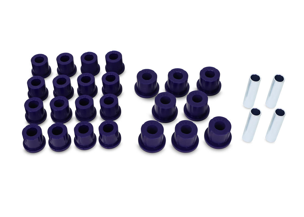 Superpro Front & Rear Leaf Spring Bush Kit for Jeep Wrangler YJ (86-95)