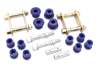 Superpro Rear Leaf Spring Bush Kit & Shackle/Pin Kit for Isuzu D-Max TFS 4WD (02-12)