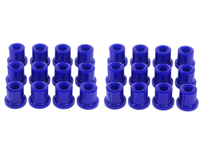 Superpro Front & Rear Leaf Spring Bush Kit for Toyota Land Cruiser 45 47 Series - Large Spring Eye (80-84)