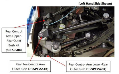 Superpro Rear Lower Control Rear Arm Outer Bush Kit for Mazda MX-5 RF ND (16-)