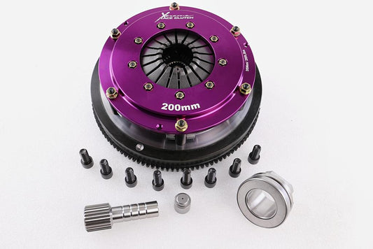 Xtreme Performance - 200mm Sprung Ceramic Twin Plate Clutch Kit Incl Flywheel 1200Nm - BMW 1-Series E88 (08-13)
