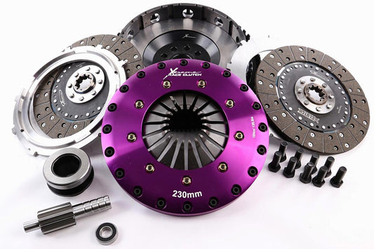 Xtreme Performance - 230mm Organic Twin Plate Clutch Kit Incl Flywheel 1200Nm - BMW 5-Series E39 (03-98)