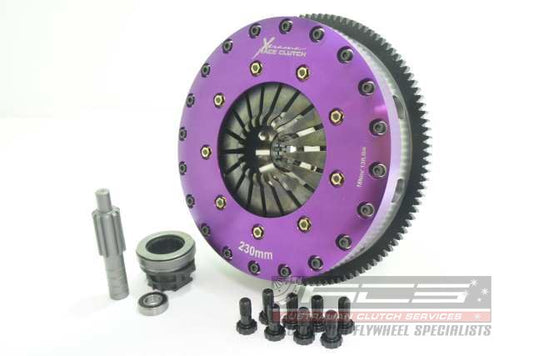 Xtreme Performance - 230mm Organic Twin Plate Clutch Kit Incl Flywheel 1200Nm - BMW 5-Series E34 (89-94)