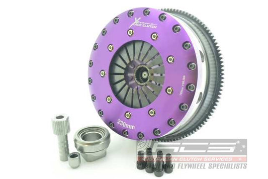 Xtreme Performance - 230mm Rigid Ceramic Twin Plate Clutch Kit Incl Flywheel 1800Nm - BMW 3-Series E90 (06-11)