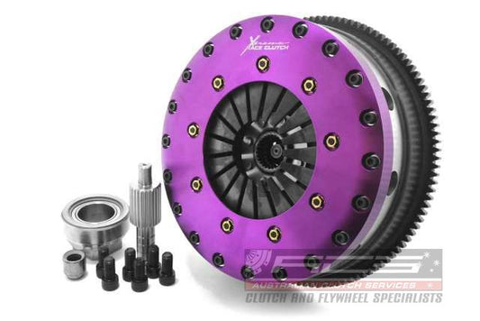 Xtreme Performance - 230mm Organic Twin Plate Clutch Kit Incl Flywheel 1200Nm - BMW 1-Series E82 (07-13)