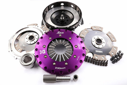 Xtreme Performance - 230mm Rigid Ceramic Twin Plate Clutch Kit Incl Flywheel 1800Nm - BMW 1-Series E82 (07-13)
