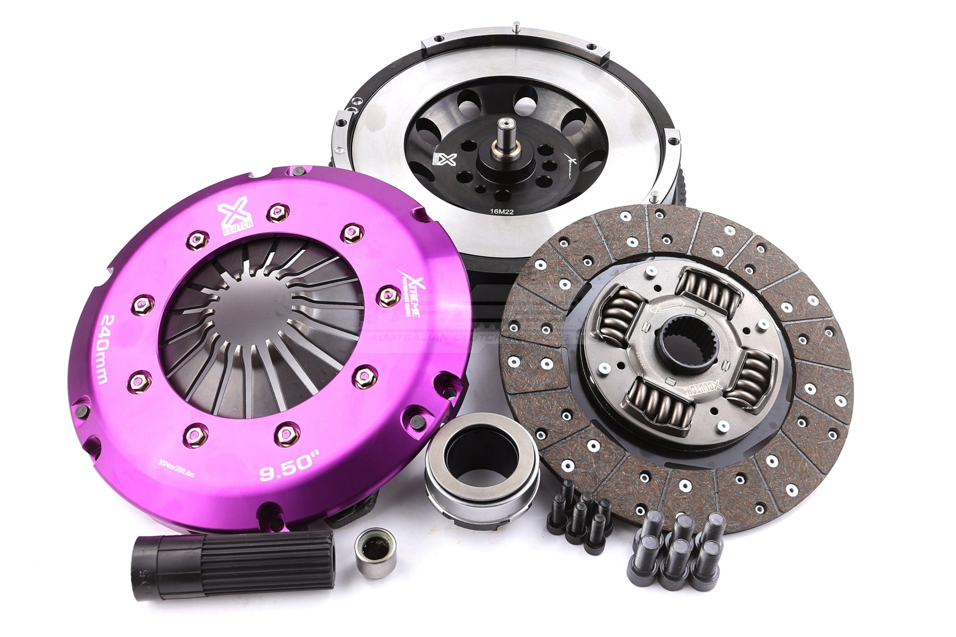 Clutch Kit - Xtreme Performance Heavy Duty Organic Incl Flywheel 600Nm  Conversion kit Dual-mass to solid flywheel - BMW 3-Series E92 (06-13)