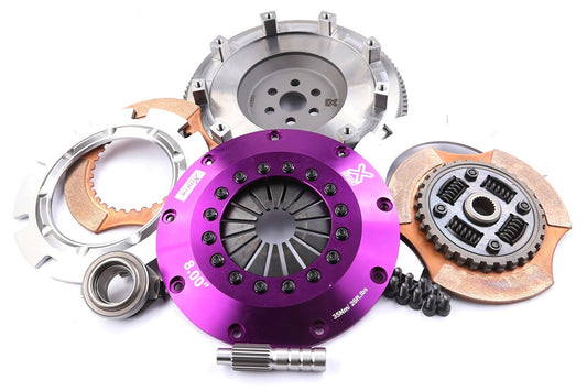 Xtreme Performance - 200mm Sprung Ceramic Twin Plate Clutch Kit Incl Flywheel 1200Nm - Mazda 323 1.8 GT-R 4WD (BG8S) (92-94)