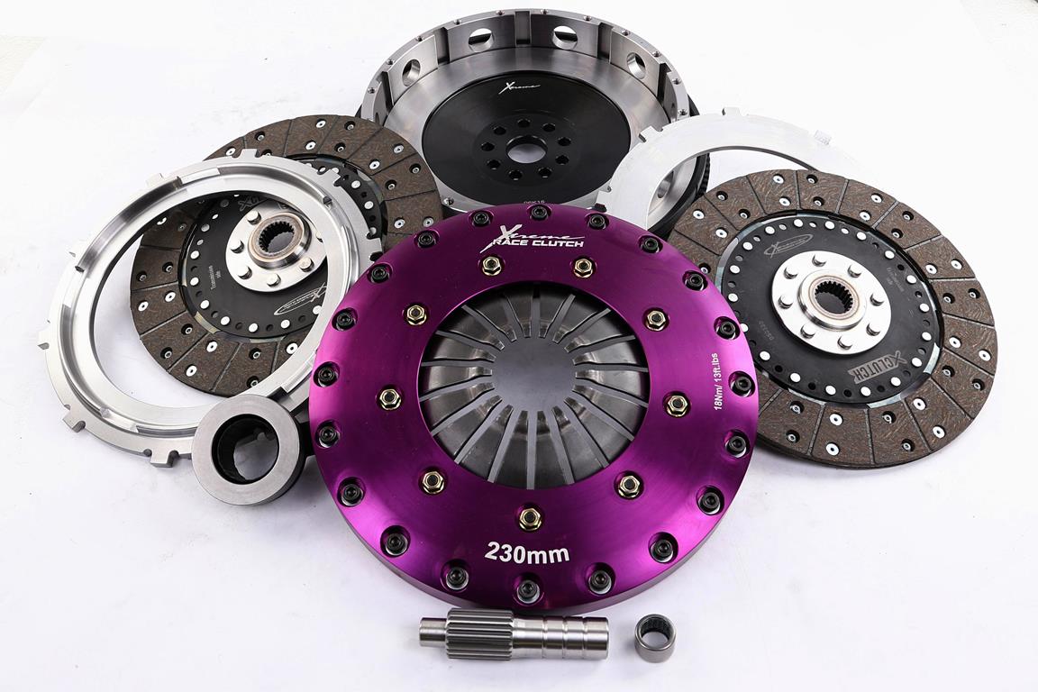 Xtreme Performance - 230mm Organic Twin Plate Clutch Kit Incl Flywheel 1200Nm - Ford Sierra 2.0 RS Cosworth (87-90)