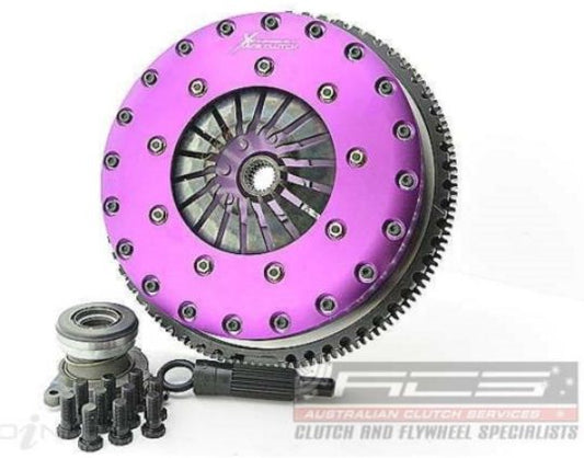 Xtreme Performance - 230mm Rigid Ceramic Twin Plate Clutch Kit Incl Flywheel & CSC 1800Nm - Ford Mondeo XR5 Turbo (07-15)