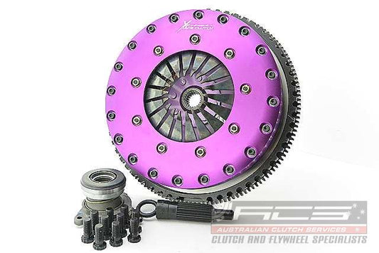 Xtreme Performance - 230mm Sprung Ceramic Twin Plate Clutch Kit Incl Flywheel & CSC 1000Nm - Volvo V50 (545) T5 AWD (04-07)