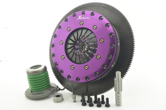 Xtreme Performance - 230mm Rigid Ceramic Twin Plate Clutch Kit Incl Flywheel & CSC 1800Nm - Ford Mustang 4.6 V8 (05-09)