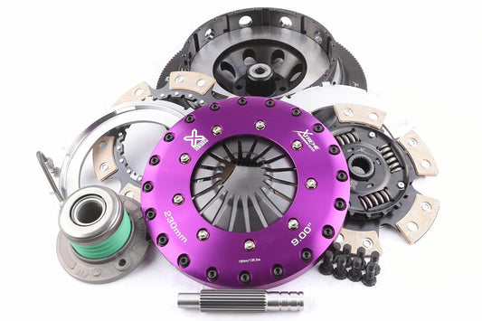 Xtreme Performance - 230mm Sprung Ceramic Twin Plate Clutch Kit Incl Flywheel & CSC 1000Nm - Ford Mustang 5.0 GT (18-23)