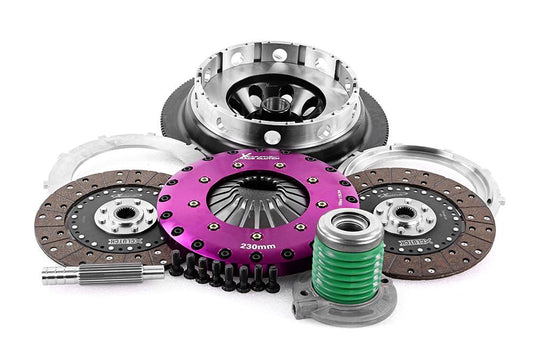 Xtreme Performance - 230mm Organic Twin Plate Clutch Kit Incl Flywheel & CSC 1200Nm - Ford Mustang 5.0 GT (18-23)