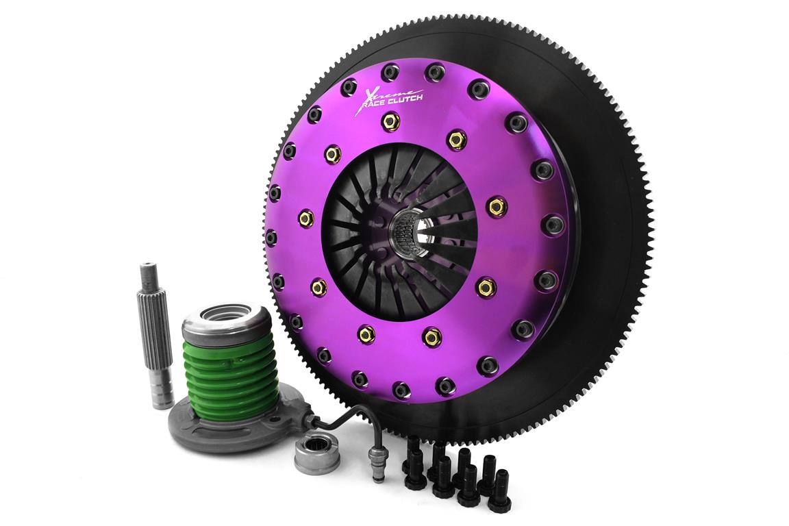 Xtreme Performance - 230mm Organic Twin Plate Clutch Kit Incl Flywheel & CSC 1200Nm - Ford Mustang 5.4 V8 (06-14)
