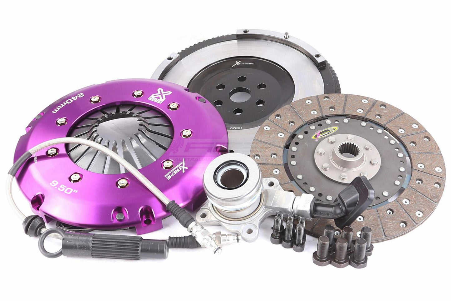 Xtreme Performance - Rigid Organic Plate Clutch Kit Incl Flywheel & CSC - Ford Focus 2.3 RS AWD (15-18)