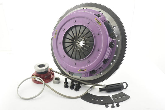 Xtreme Performance - 270mm Organic Twin Plate Clutch Kit Incl Flywheel & CSC 1300Nm - Ford Mustang 7 (68-70)