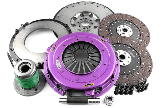 Xtreme Performance - 270mm Organic Twin Plate Clutch Kit Incl Flywheel & CSC 1300Nm - Ford Mustang 5 (10-15)
