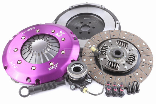 Clutch Kit - Xtreme Performance Heavy Duty Organic Incl Flywheel & CSC 600Nm  Conversion kit Dual-mass to solid flywheel - Lotus Europa S 2.0 Turbo (06-10)