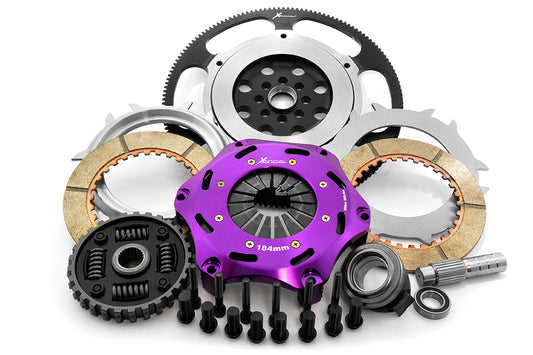 Xtreme Performance - 184mm Sprung Ceramic Twin Plate Clutch Kit Incl Flywheel 1220Nm - Honda Civic Gen. XI (22-22)