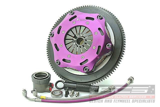 Xtreme Performance - 184mm Rigid Ceramic Twin Plate Clutch Kit Incl Flywheel & CSC 1220Nm - Honda S2000 2.0 VTEC (03-99)