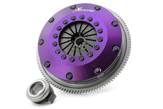 Xtreme Performance - 200mm Rigid Ceramic Twin Plate Clutch Kit Incl Flywheel 1200Nm - Honda CR-V Gen. I (02-99)